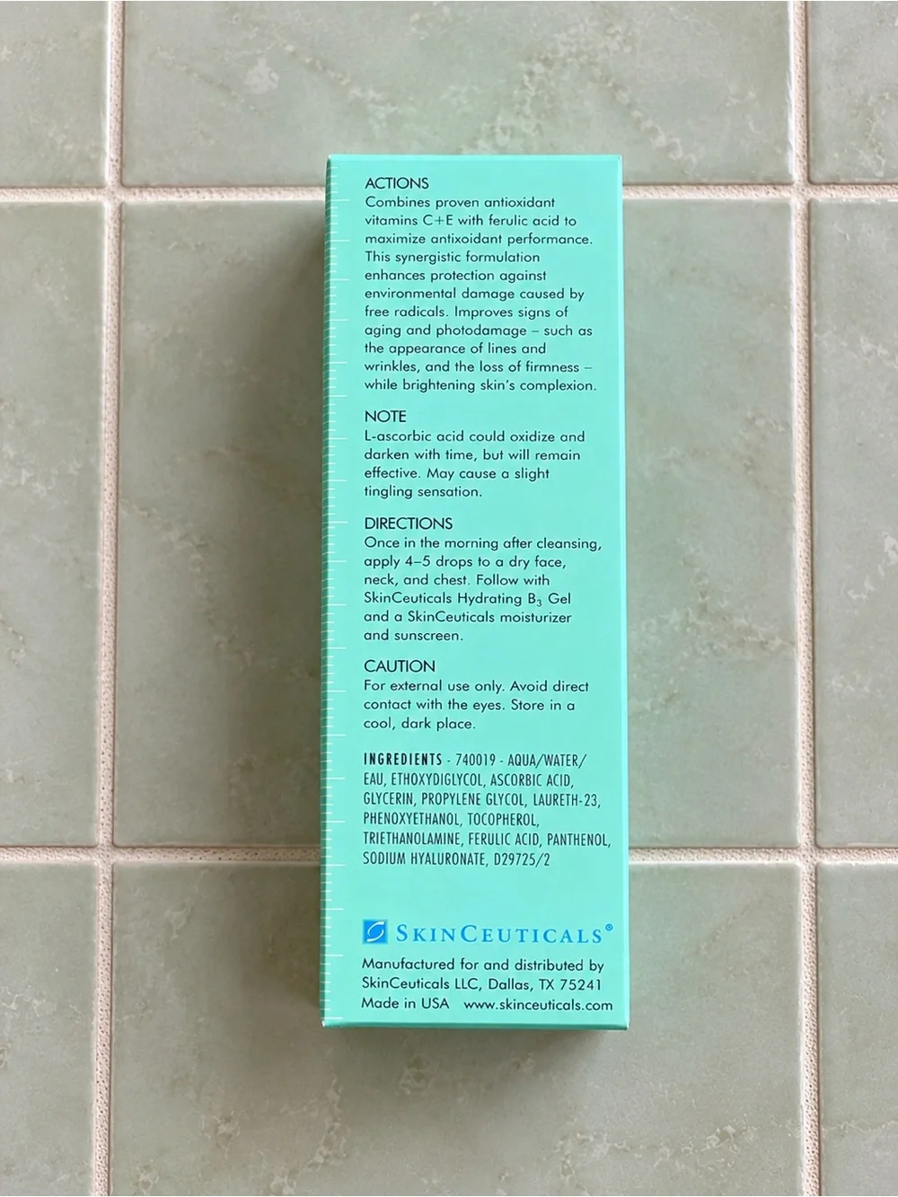 SkinCeuticals C E Ferulic Serum - Aqua/Turquoise